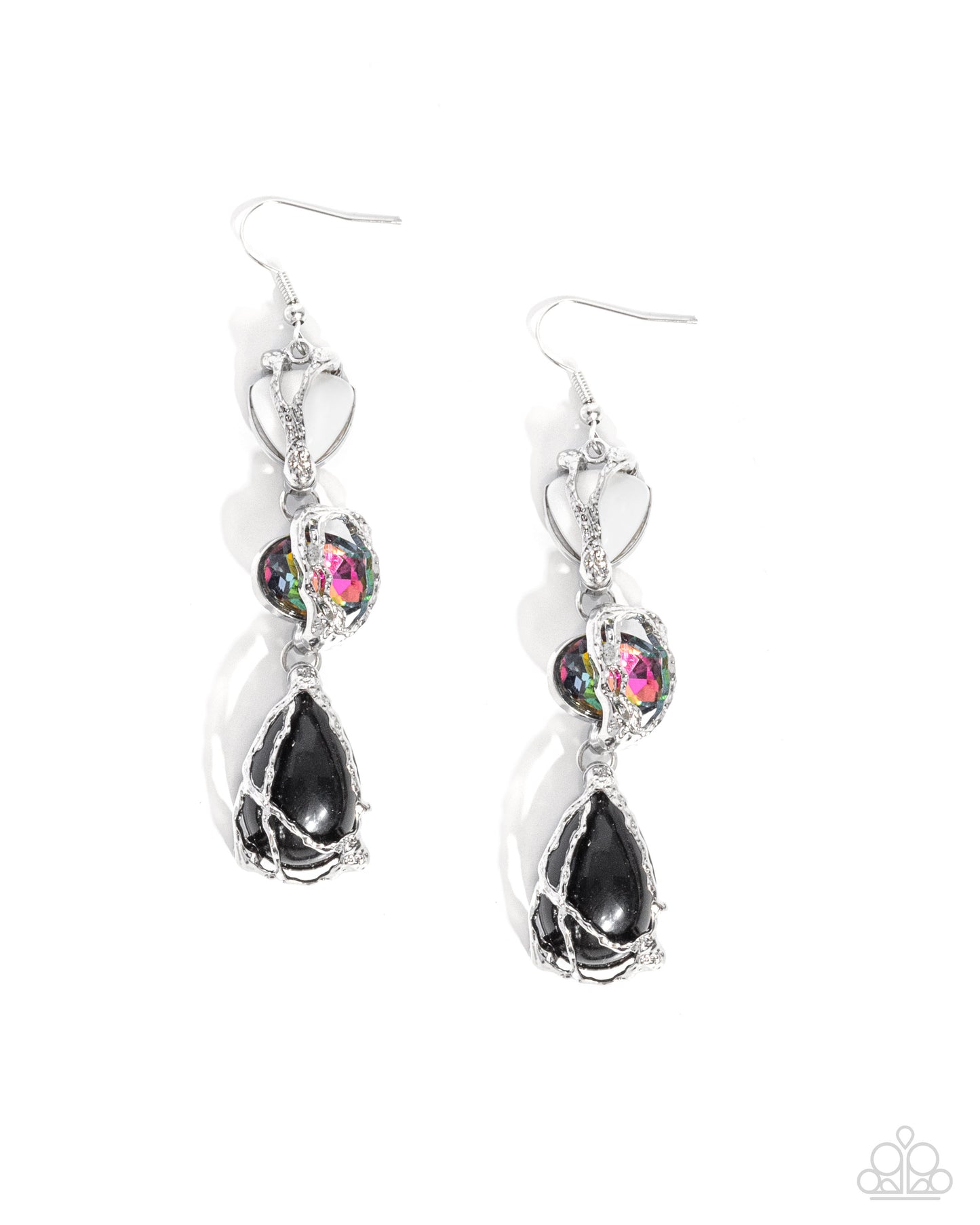 The Next Right Thing - black - Paparazzi earrings