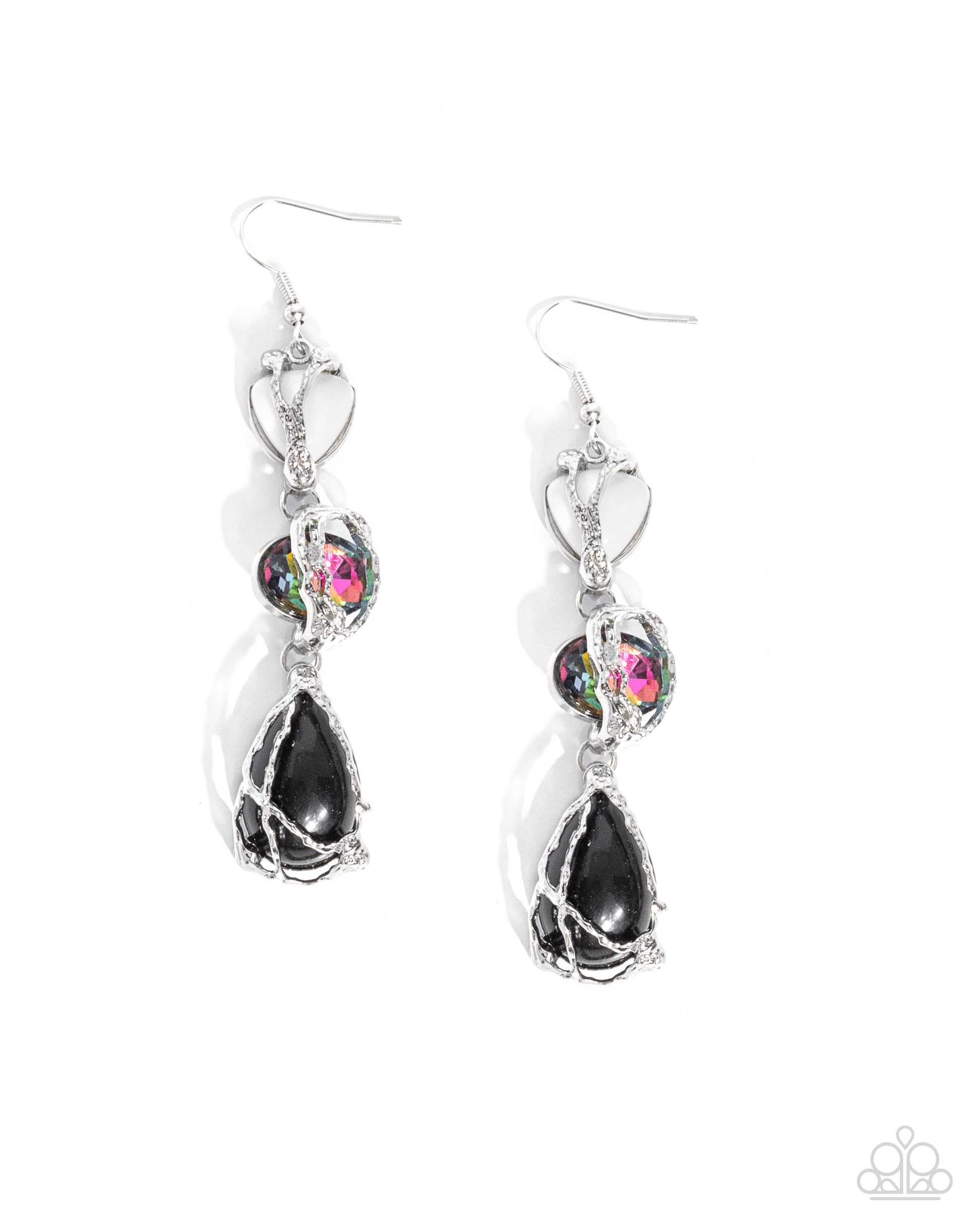 The Next Right Thing - black - Paparazzi earrings