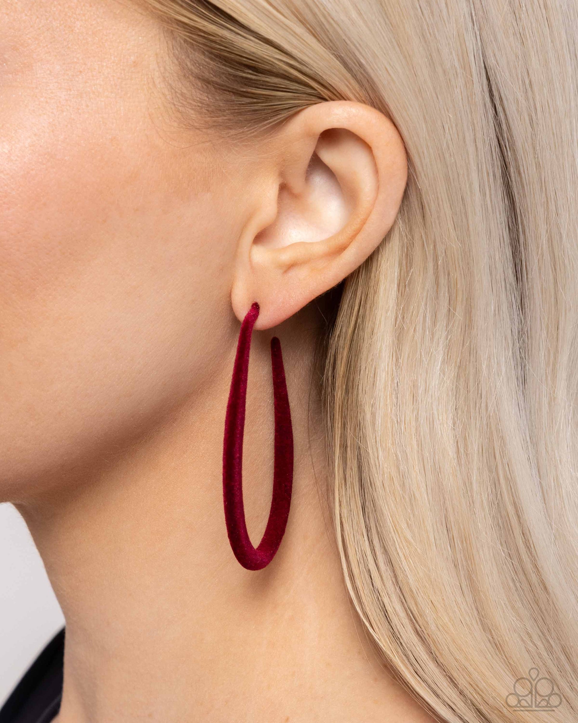 The Right Angle - red - Paparazzi earrings