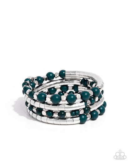 The Rite of Color - green - Paparazzi bracelet