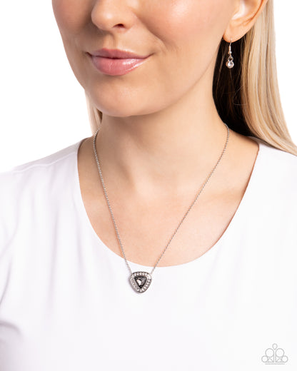 The Whole Package - silver - Paparazzi necklace