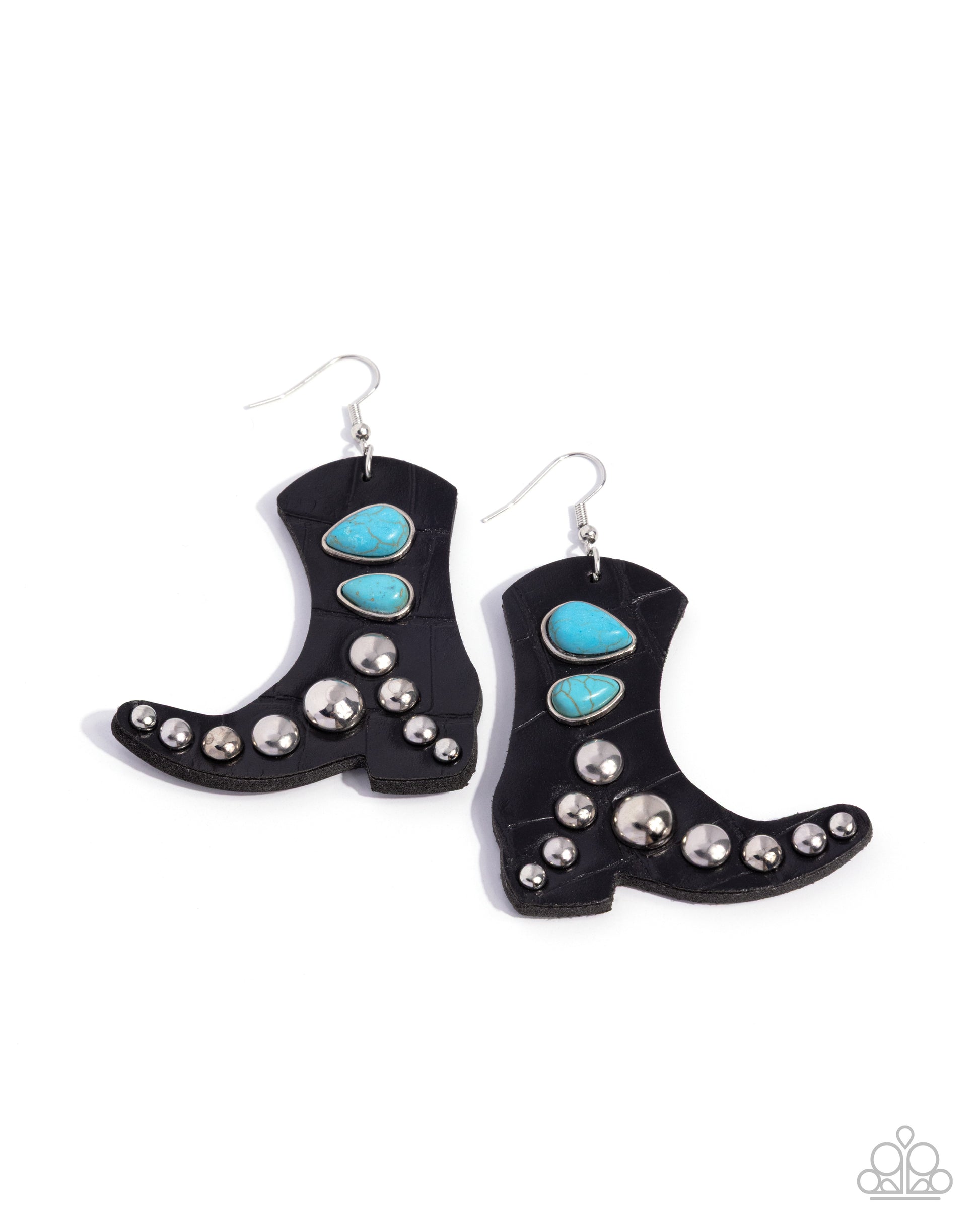These Boots Were Made for Dancing - black - Paparazzi earrings