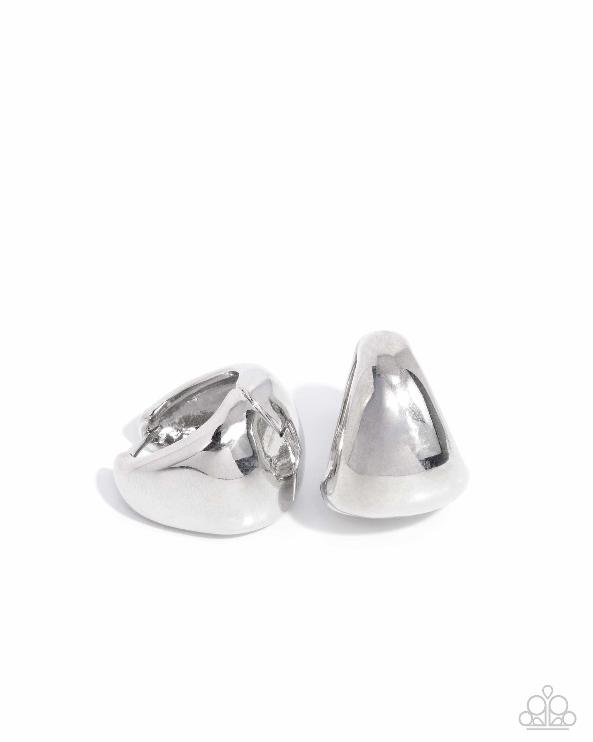 Thick as Thieves - silver - Paparazzi earrings