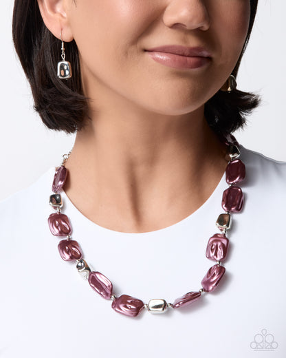 Thorough Tapestry - purple - Paparazzi necklace