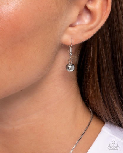 Threaded Tapestry - silver - Paparazzi necklace