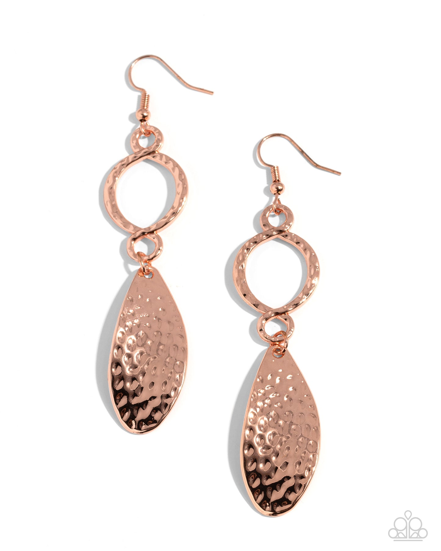 Thrift Shop Trove - copper - Paparazzi earrings