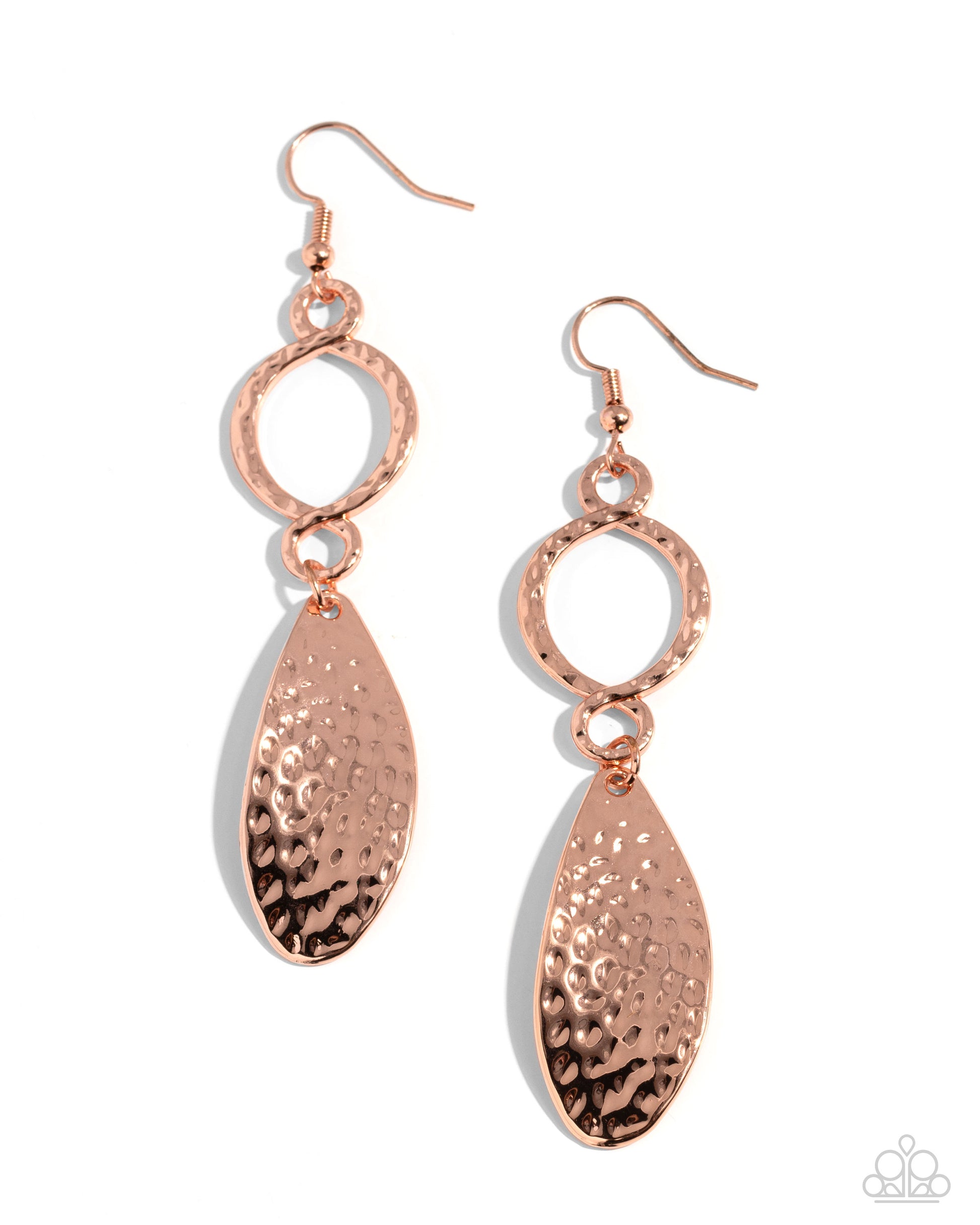 Thrift Shop Trove - copper - Paparazzi earrings