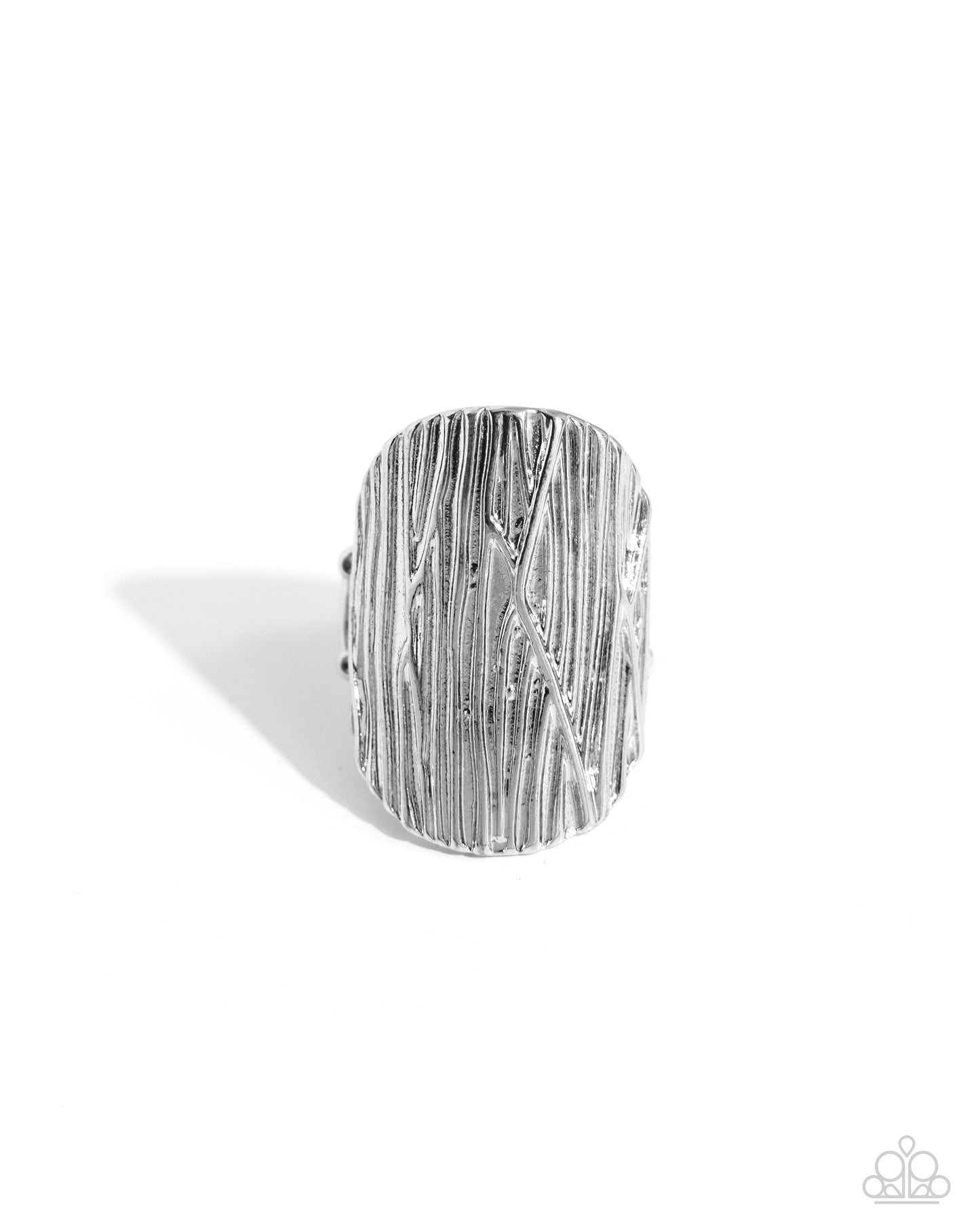 Thrilling Timber - silver - Paparazzi ring