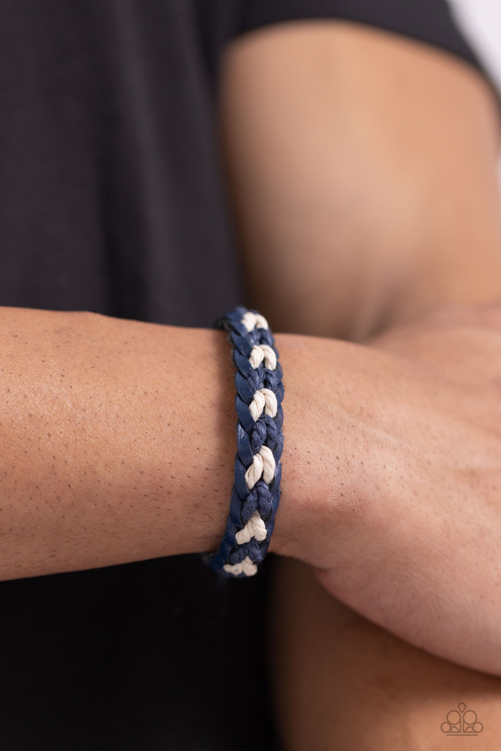 Tidal Drift - blue - Paparazzi MENS bracelet