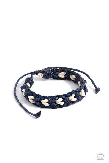 Tidal Drift - blue - Paparazzi MENS bracelet