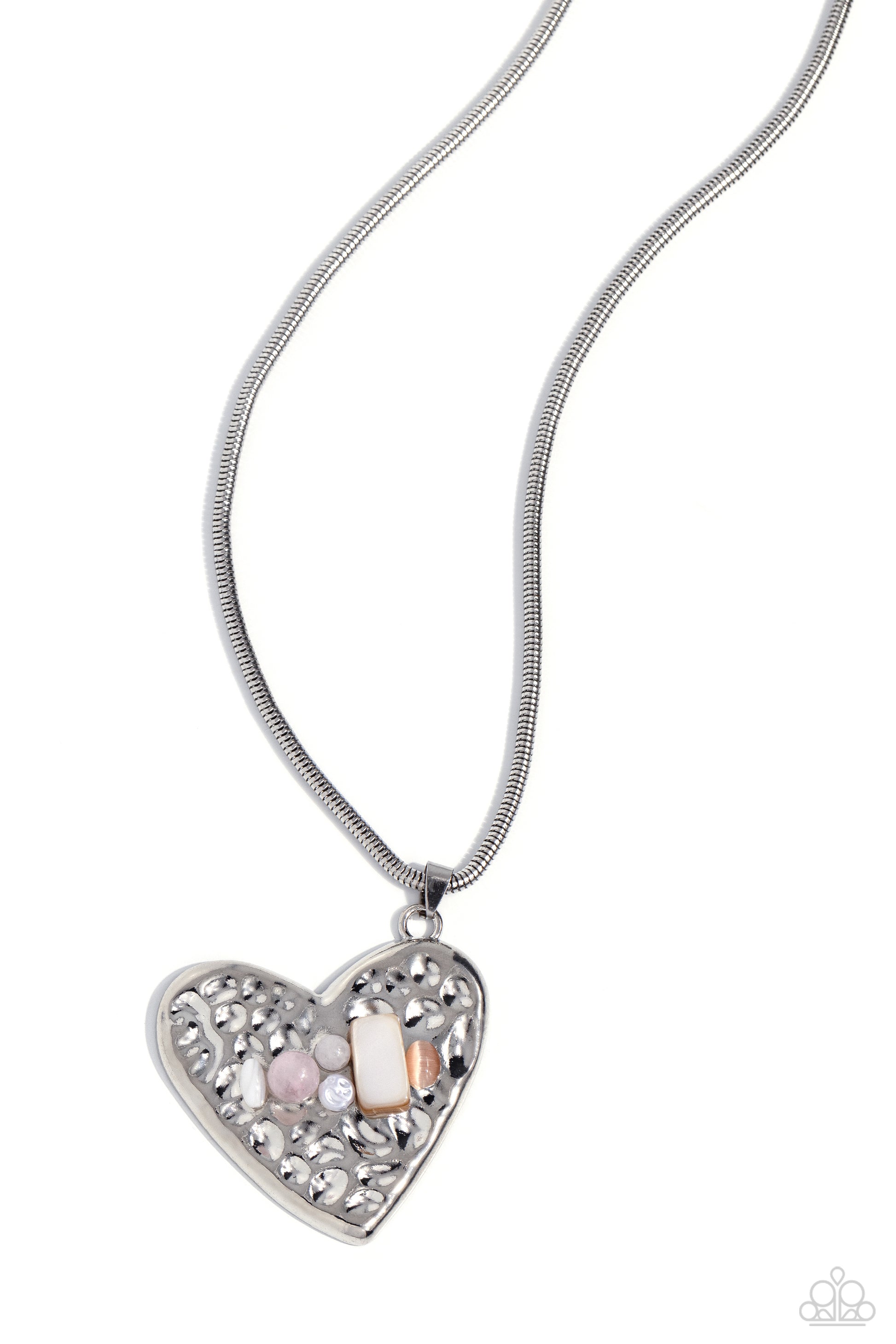 Tilted Trailblazer - pink - Paparazzi necklace