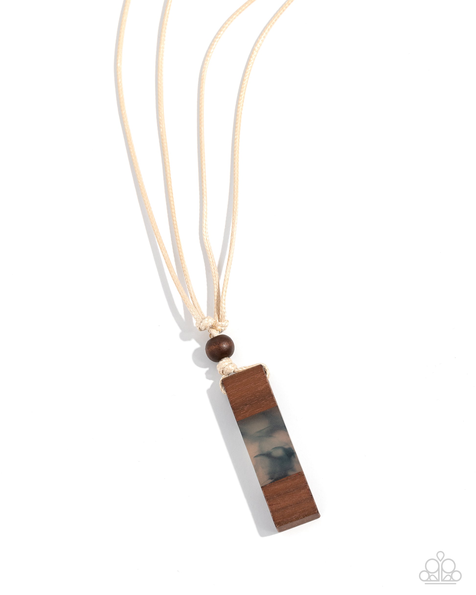 Timber Totem - blue - Paparazzi necklace