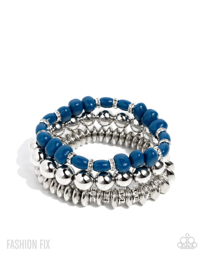Timeless Tangibility - blue - Paparazzi bracelet