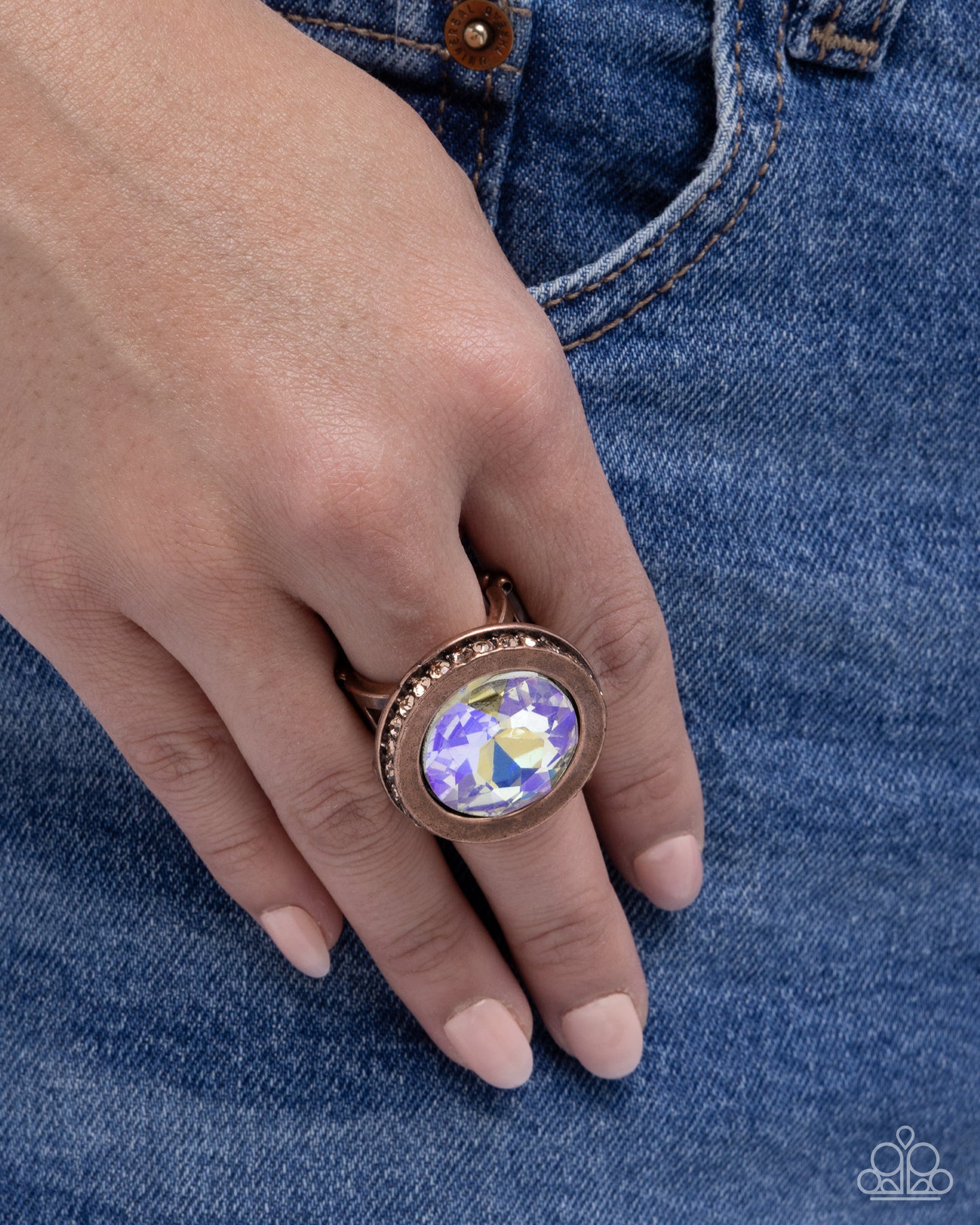 Timeless Treasury - copper - Paparazzi ring