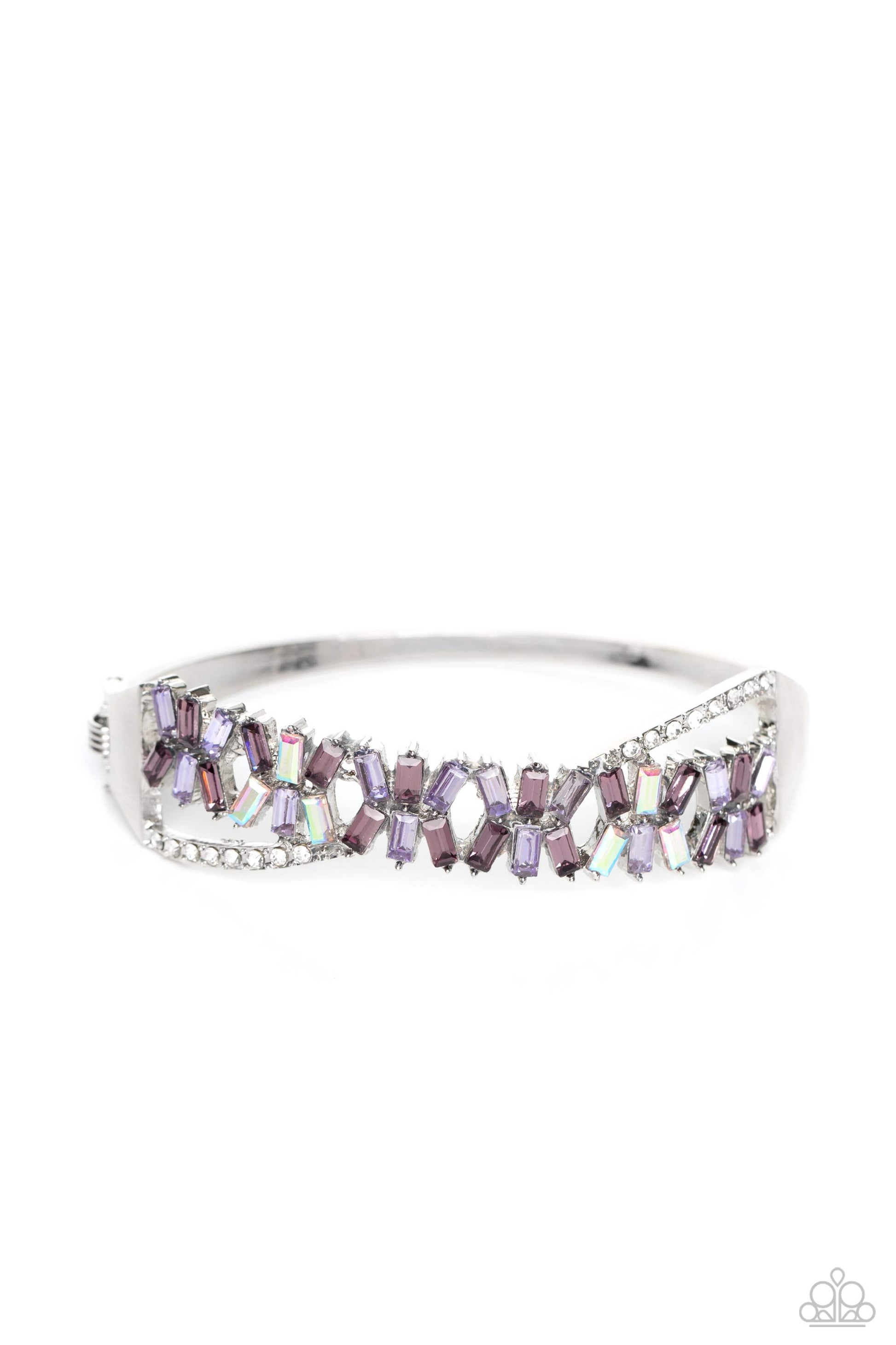 Timeless Trifecta - purple - Paparazzi bracelet