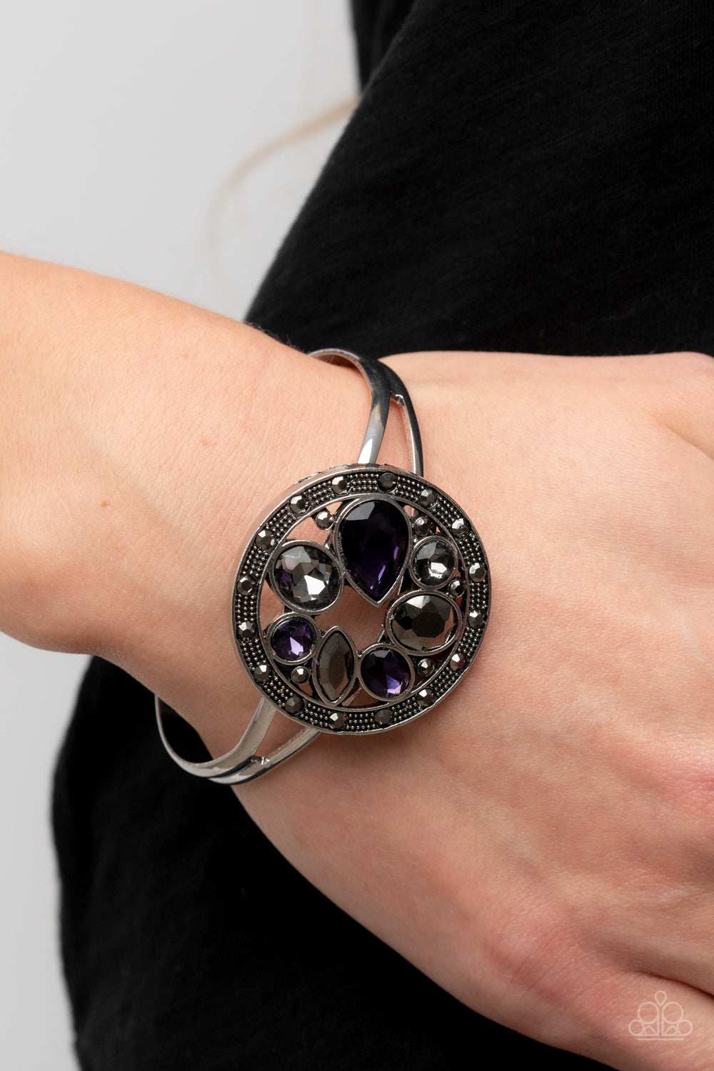 Time to Twinkle - purple - Paparazzi bracelet