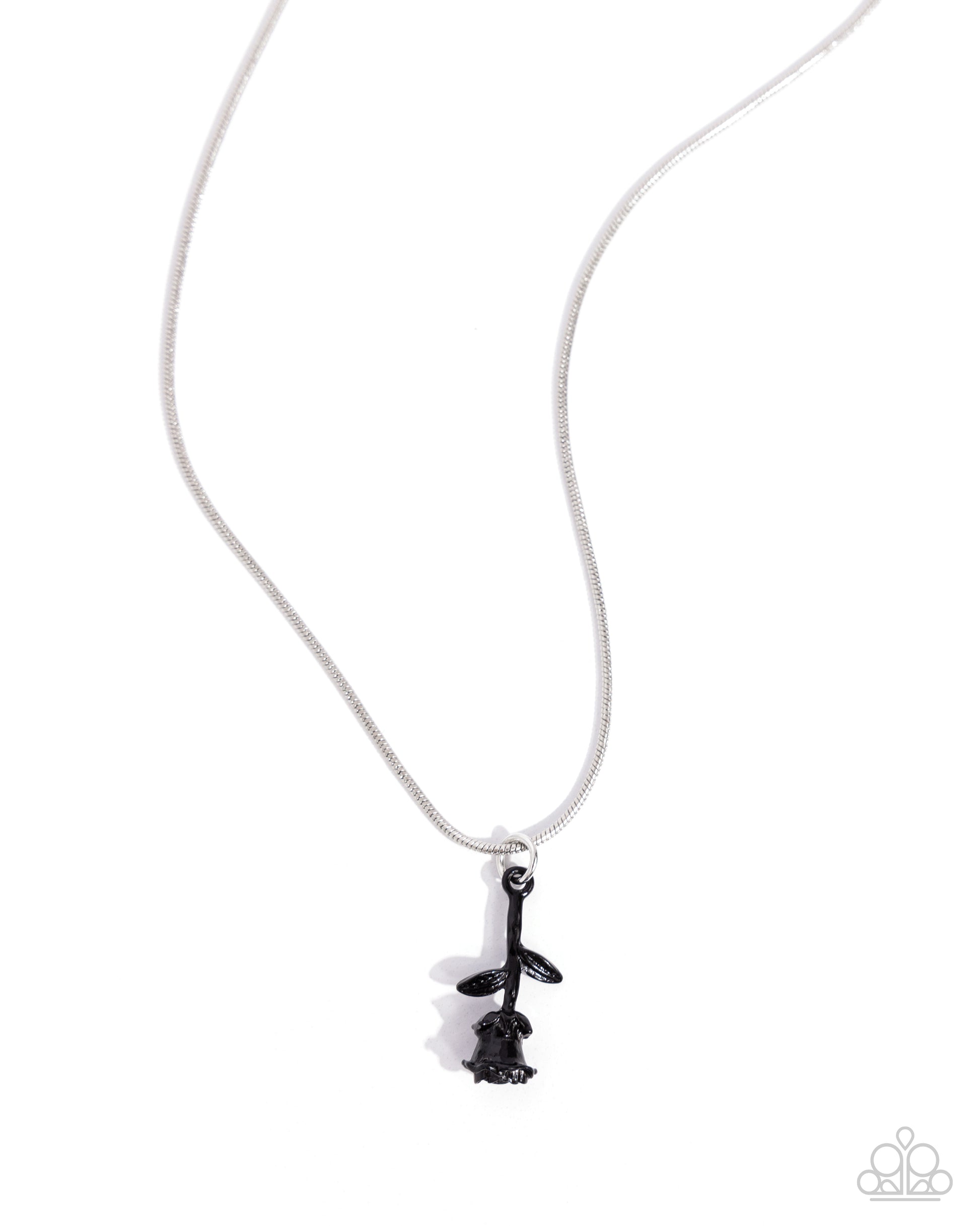 Tippy ROSE - black - Paparazzi necklace