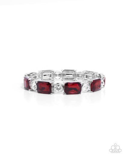 Tonight Only! - red - Paparazzi bracelet