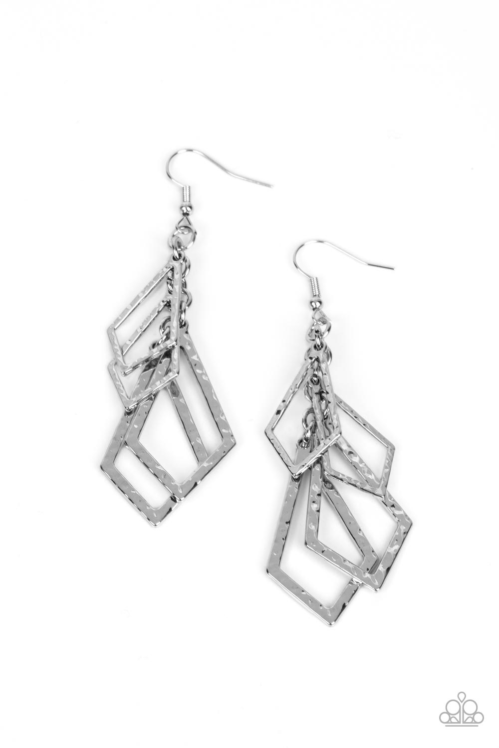 Totally TERRA-ific - silver - Paparazzi earrings