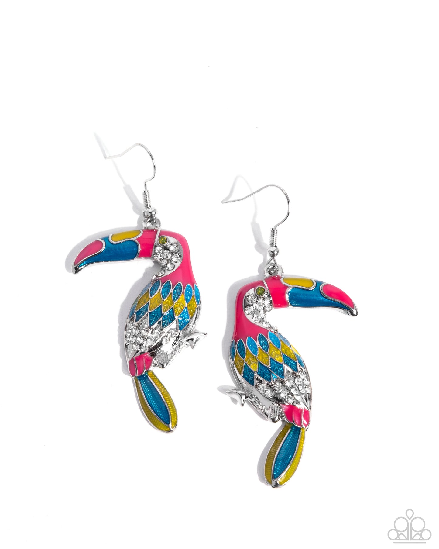 Toucan Tourist - pink - Paparazzi earrings