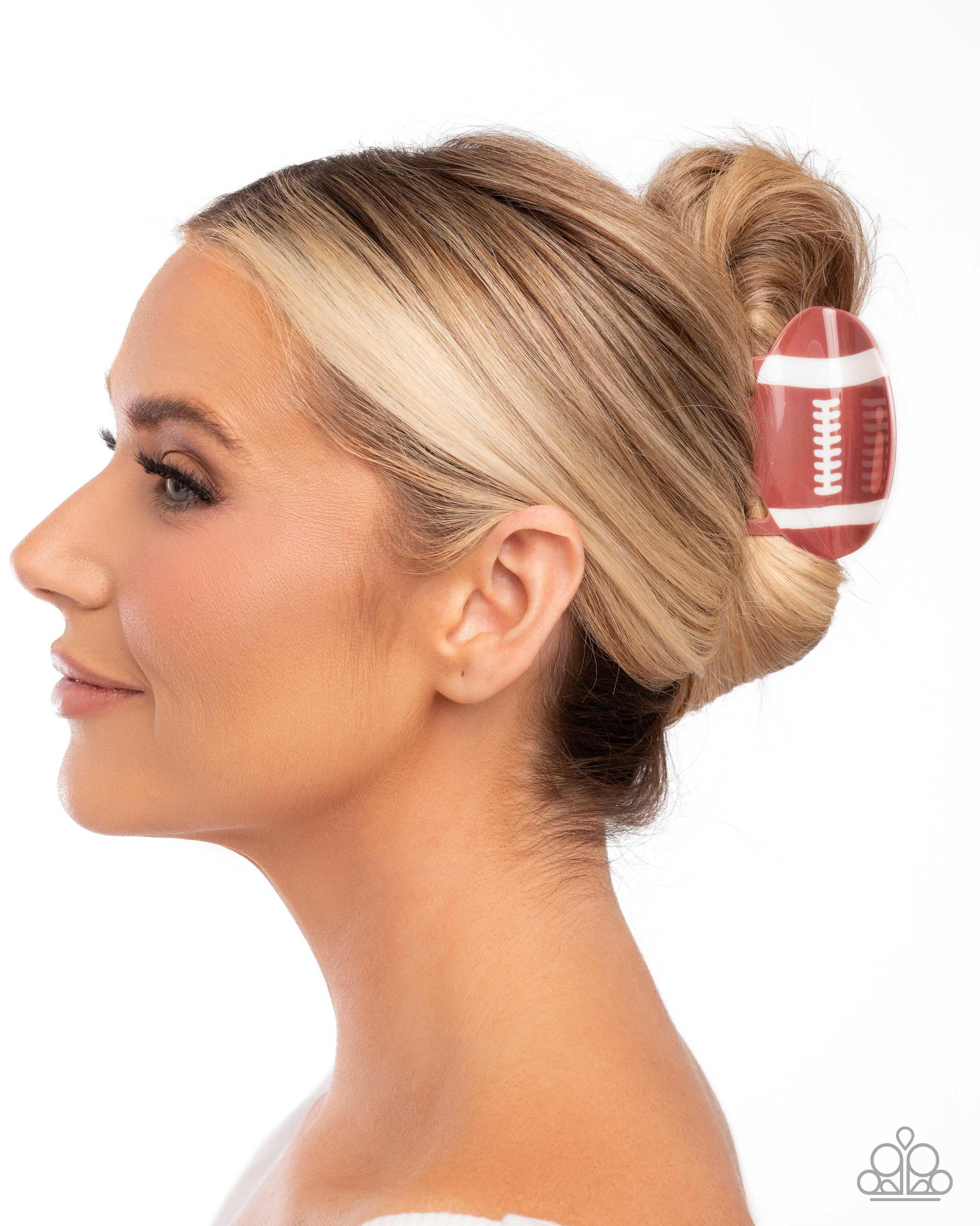 Touchdown Tale - brown - Paparazzi hair clip