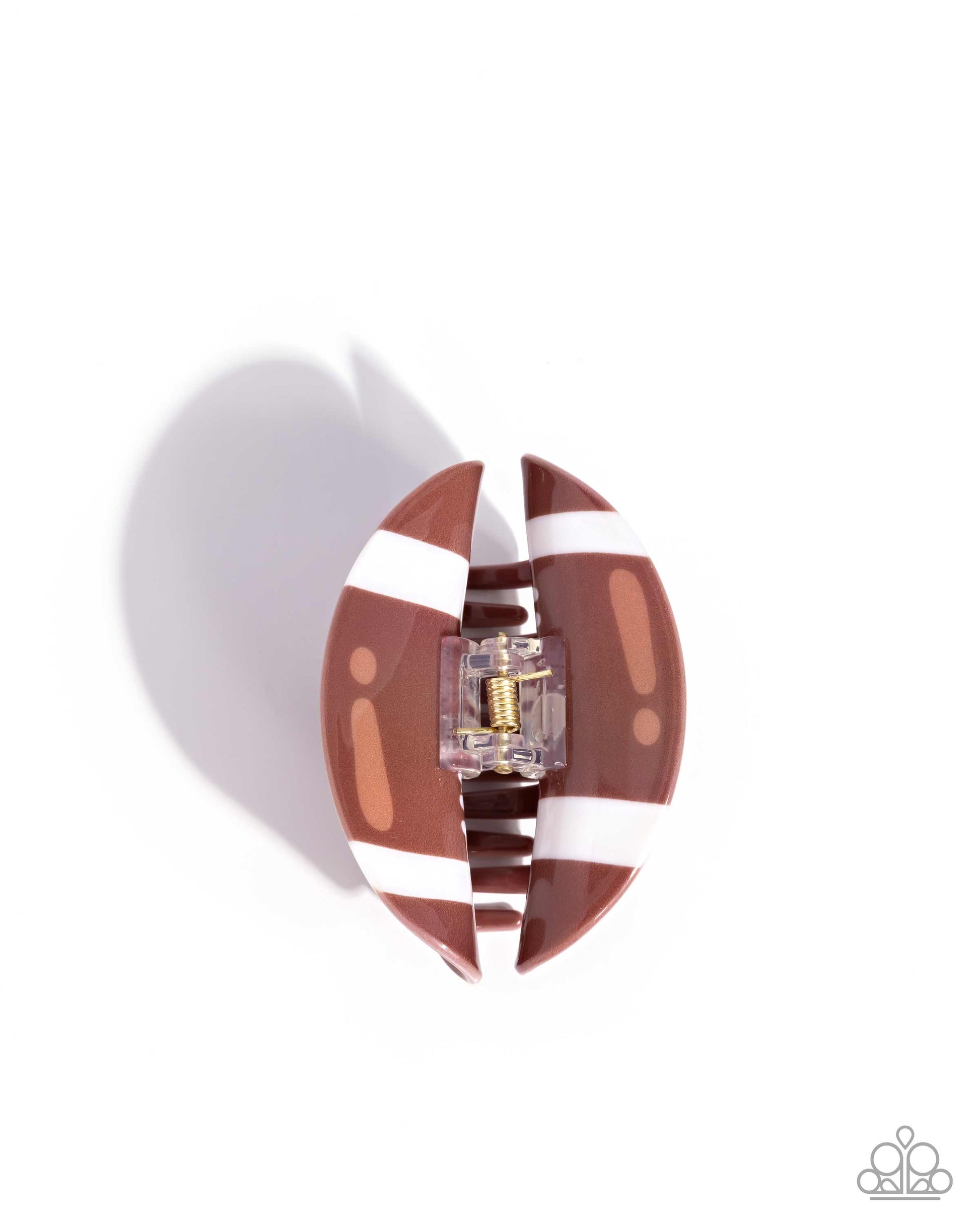 Touchdown Tale - brown - Paparazzi hair clip