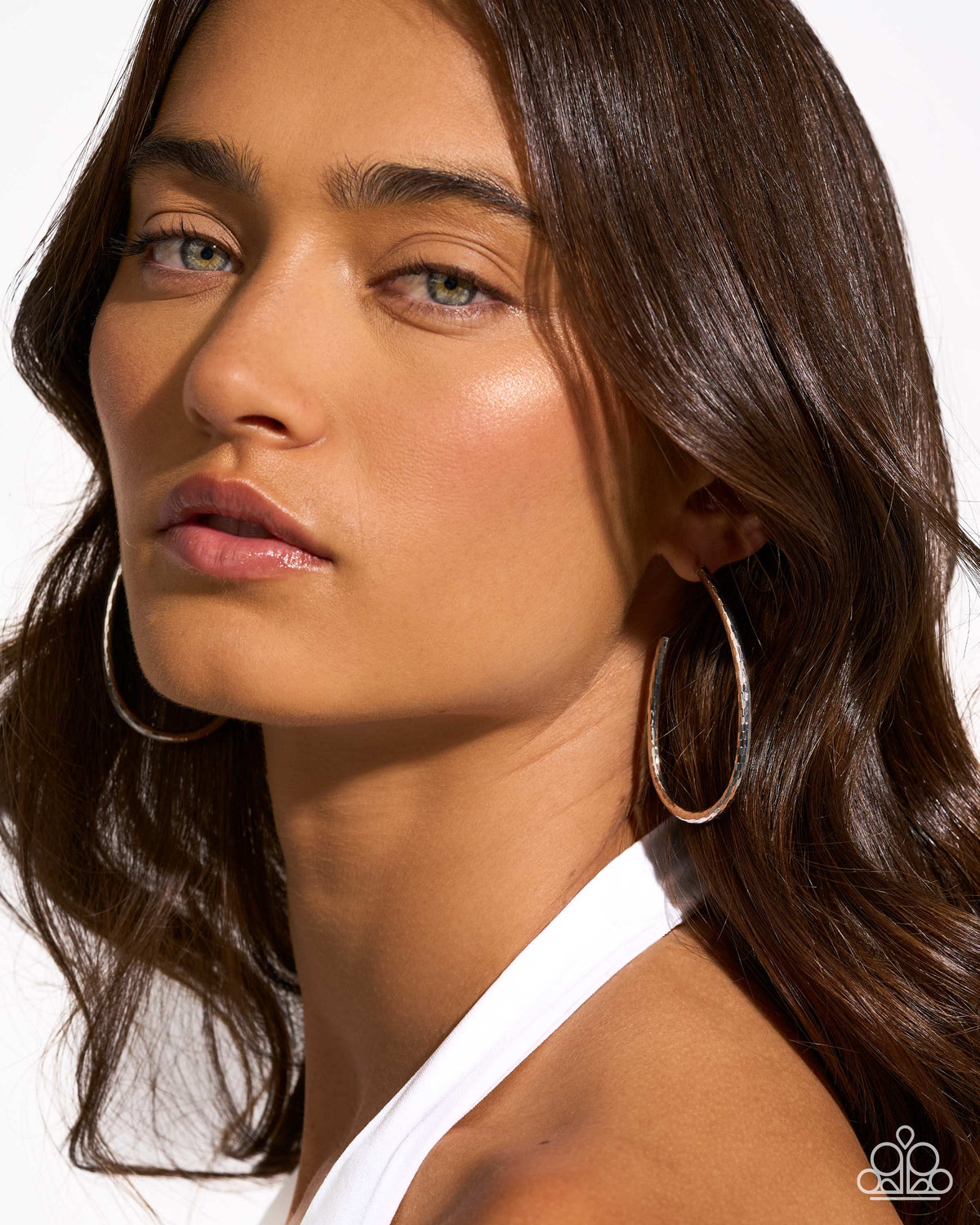 Tousled Twists - silver - Paparazzi earrings