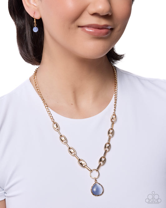 Traditional Tale - blue - Paparazzi necklace