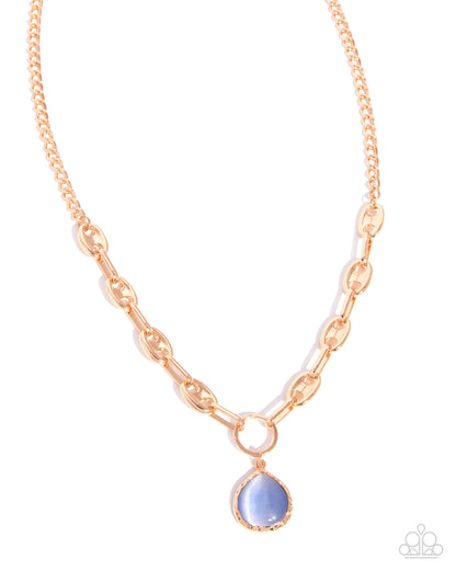 Traditional Tale - blue - Paparazzi necklace