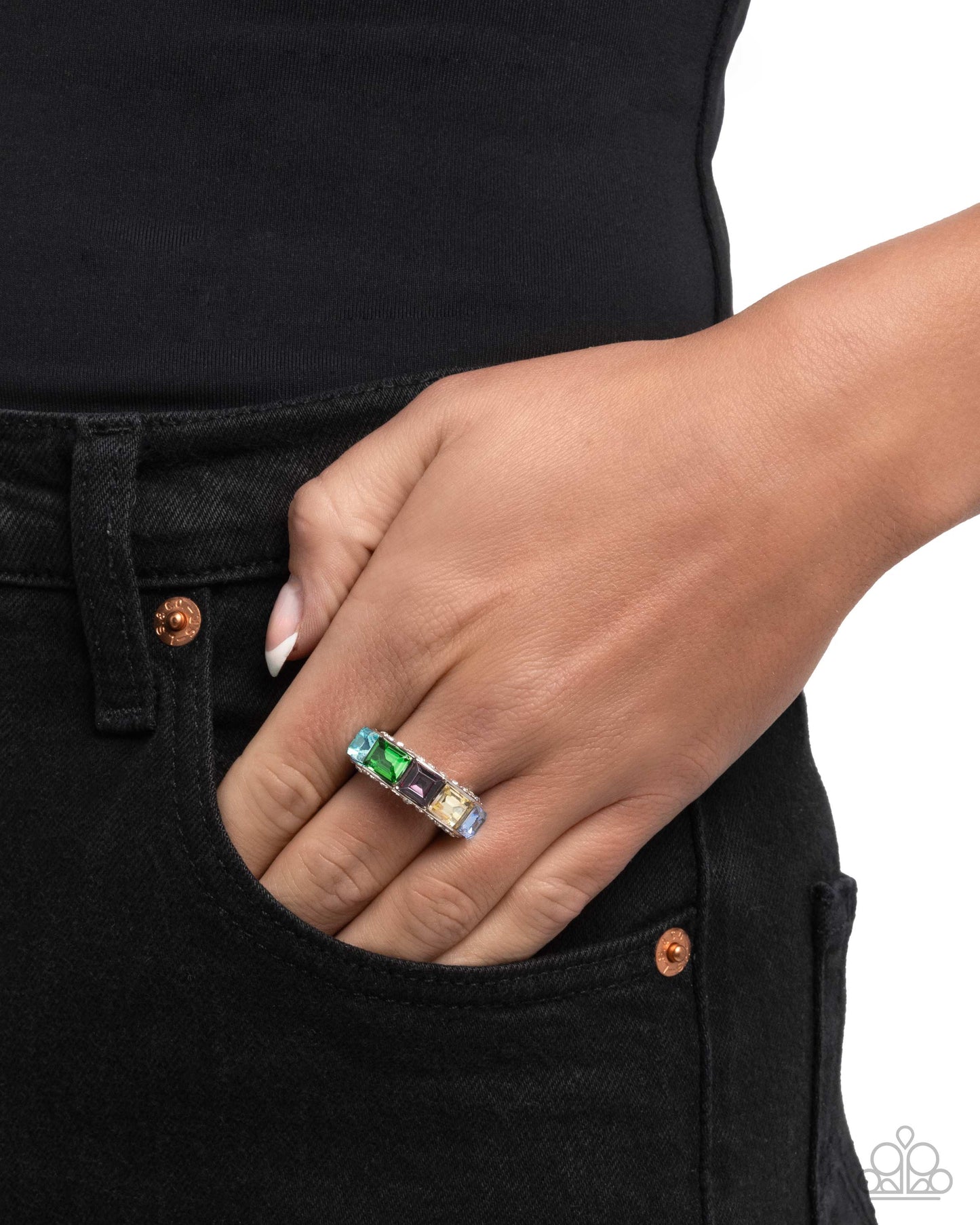Traditional Treasure - multi - Paparazzi ring