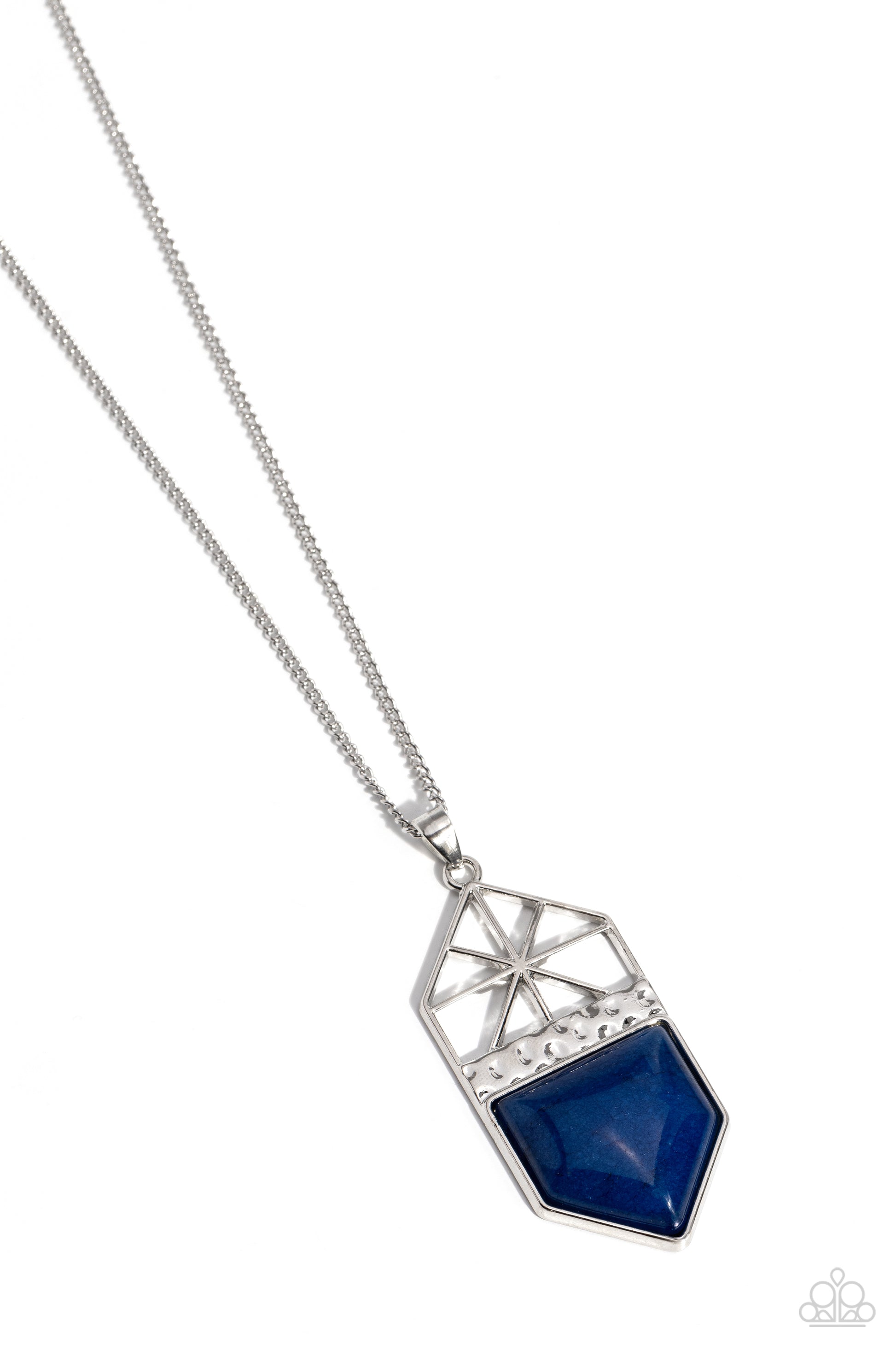 Trailblazing Talisman - blue - Paparazzi necklace