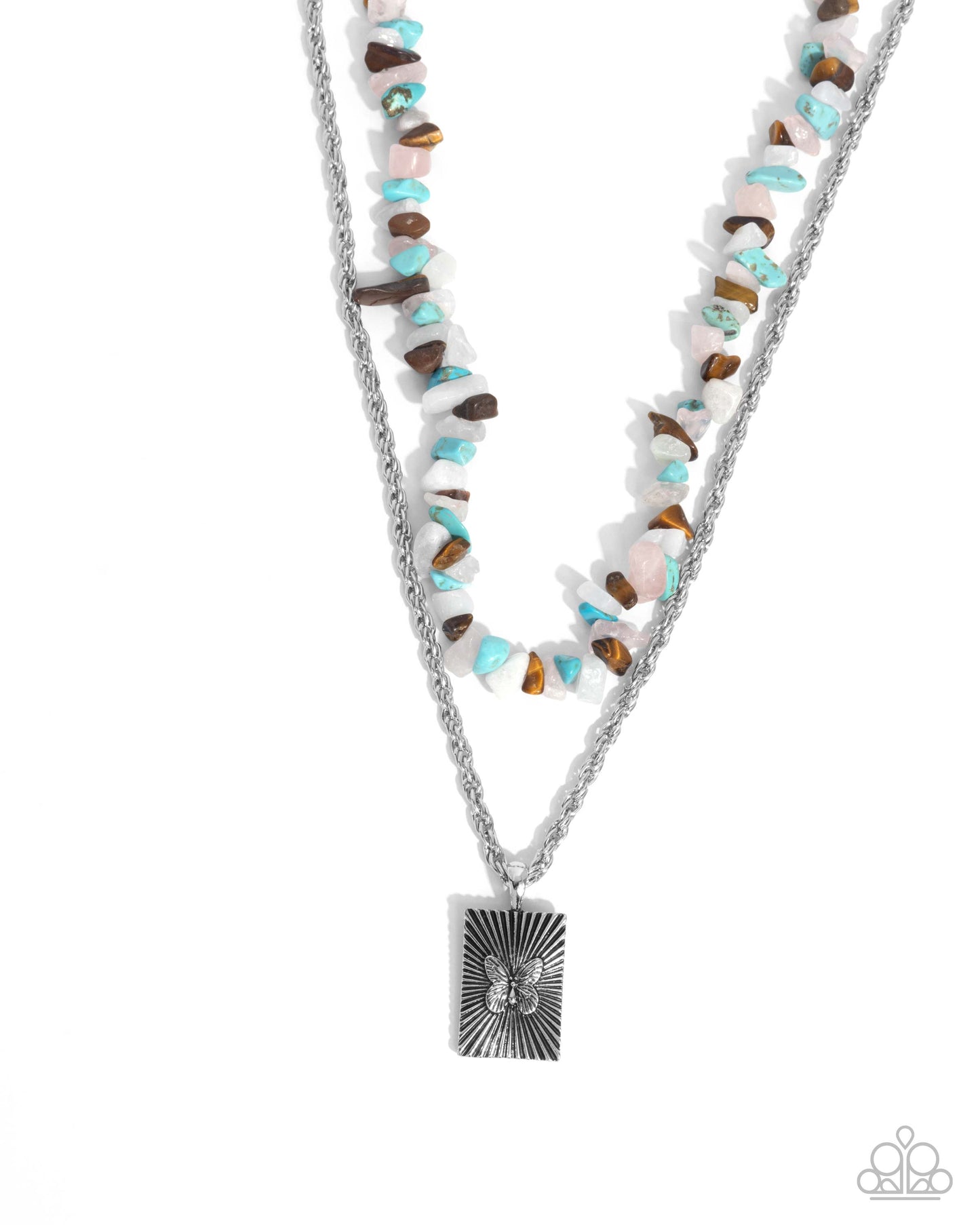 Transformational Tiers - brown - Paparazzi necklace