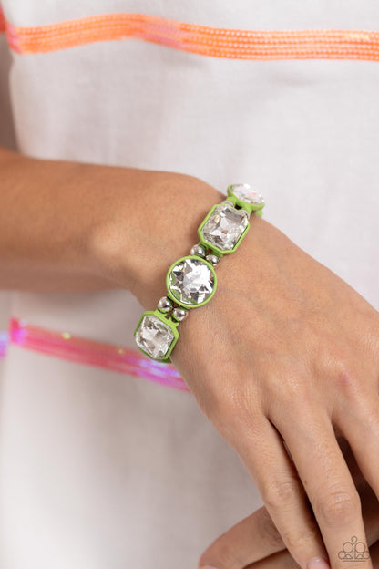 Transforming Taste - green - Paparazzi bracelet