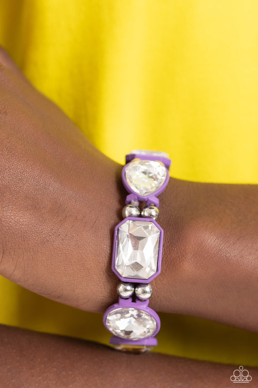 Transforming Taste - purple - Paparazzi bracelet
