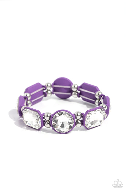 Transforming Taste - purple - Paparazzi bracelet