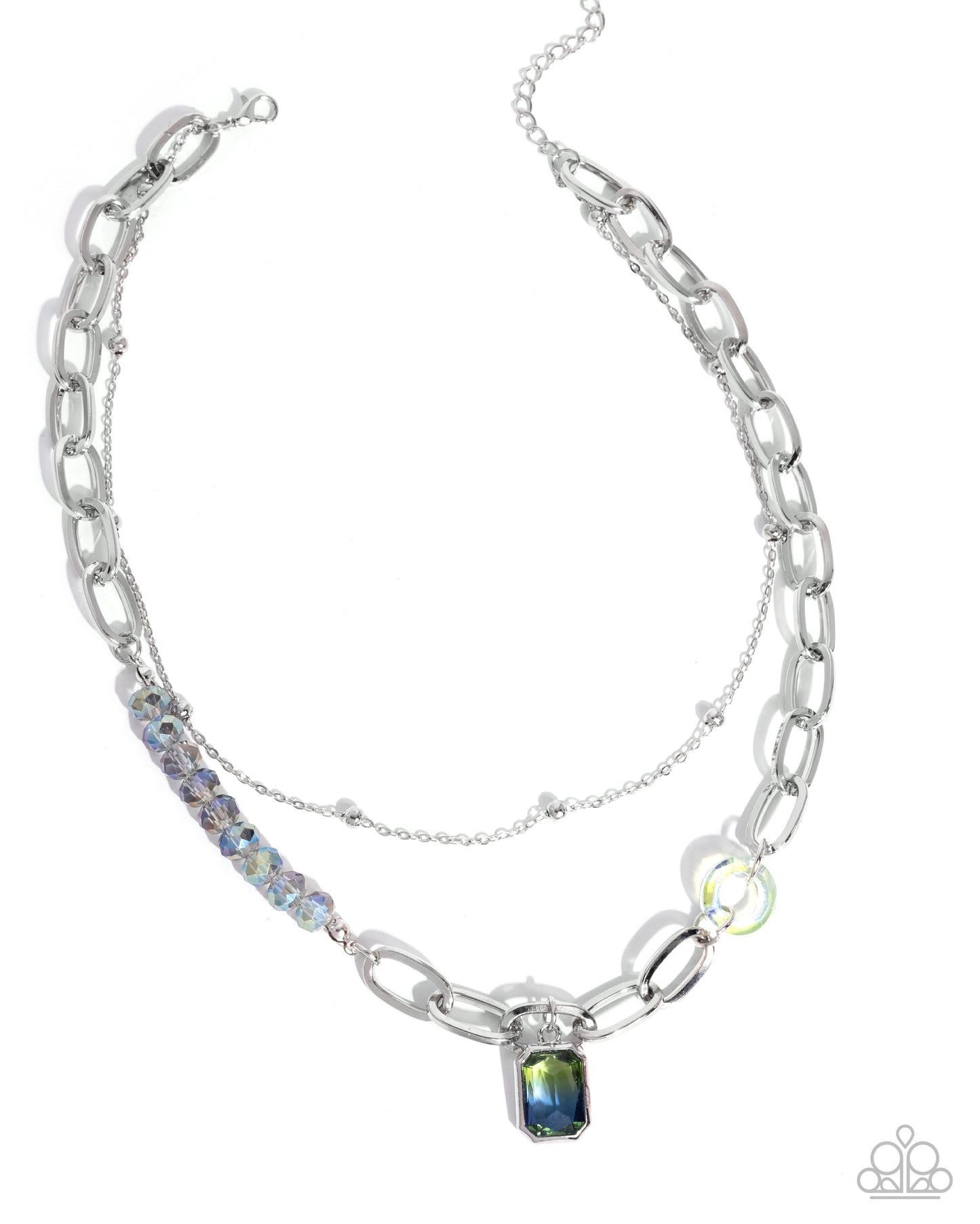 Transparent Tapestry - green - Paparazzi necklace