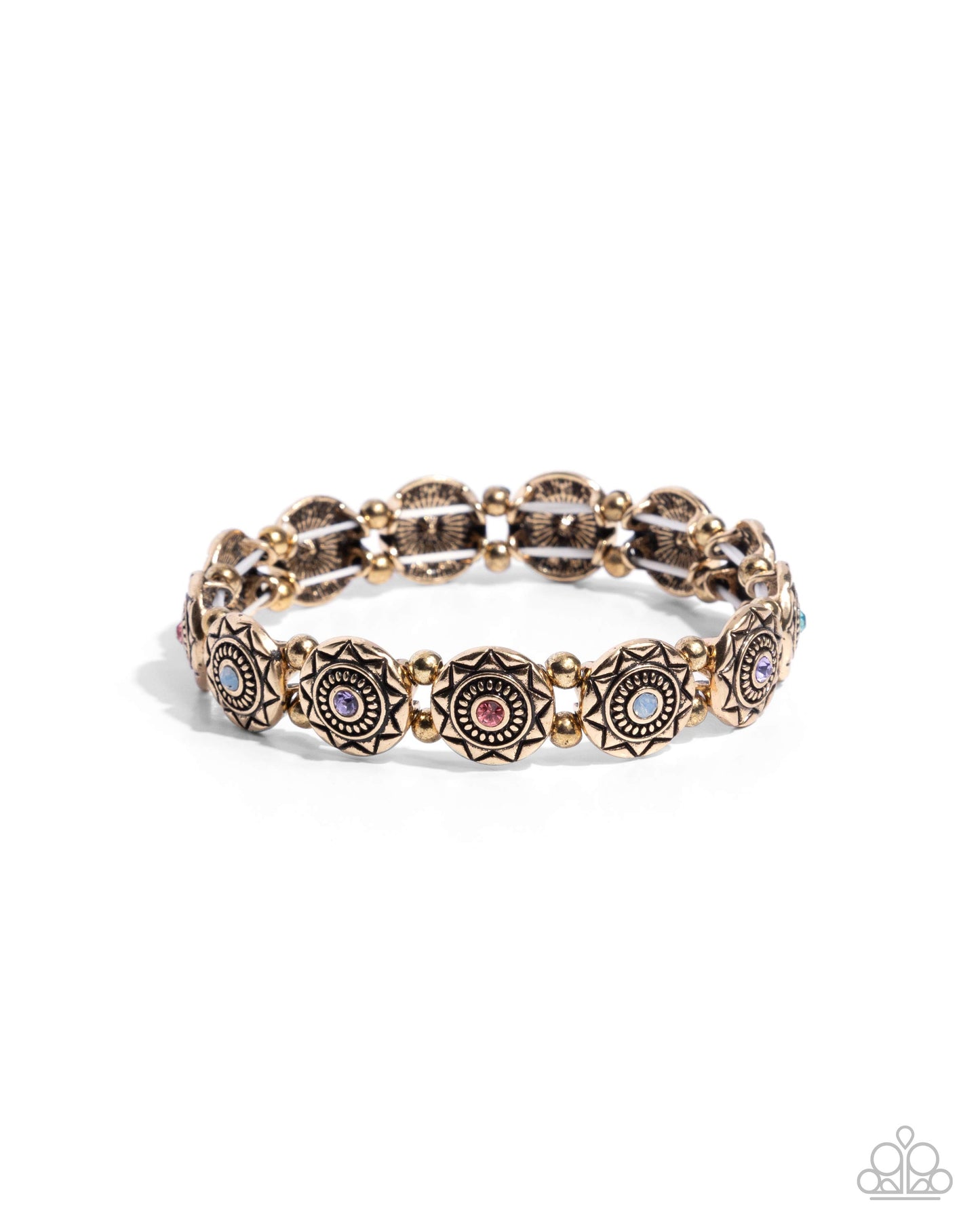 Traveling Texture - purple - Paparazzi bracelet