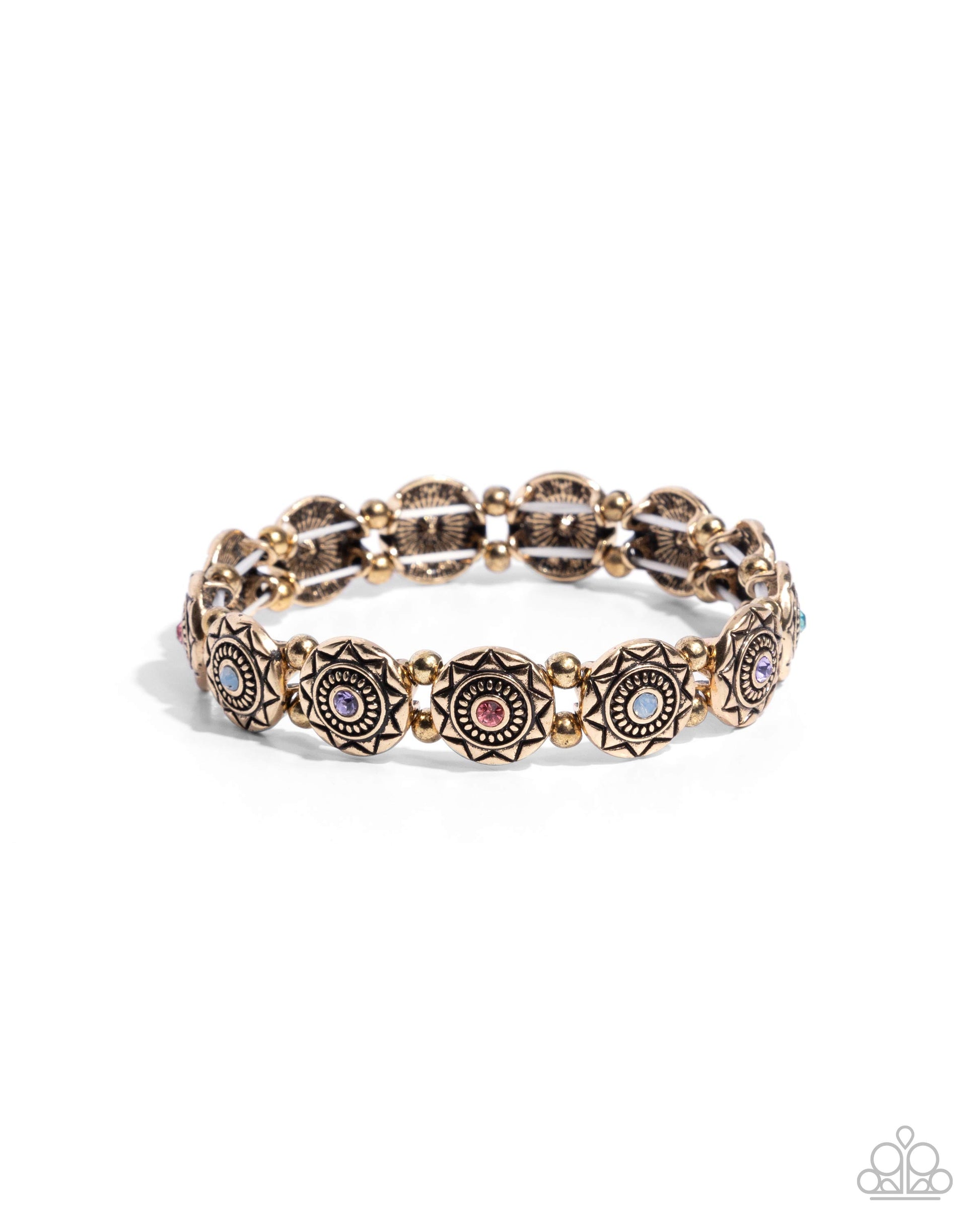 Traveling Texture - purple - Paparazzi bracelet