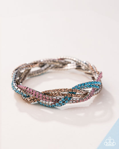 Treasured Twists - multi - Paparazzi bracelet