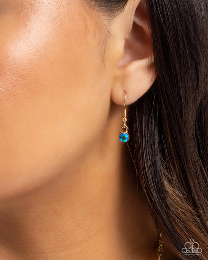 Tree Frog - gold - Paparazzi LANYARD necklace