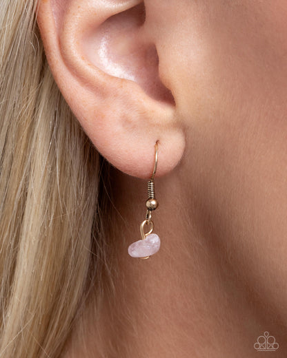 Tree Timeline - gold - Paparazzi necklace