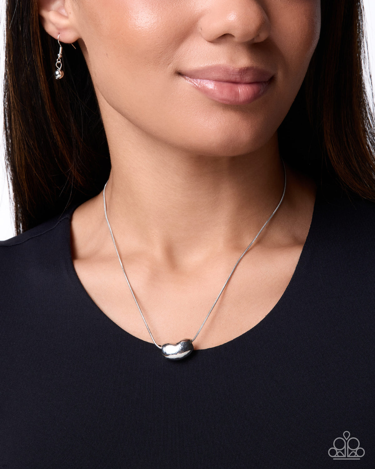 Trendy Talent - silver - Paparazzi necklace