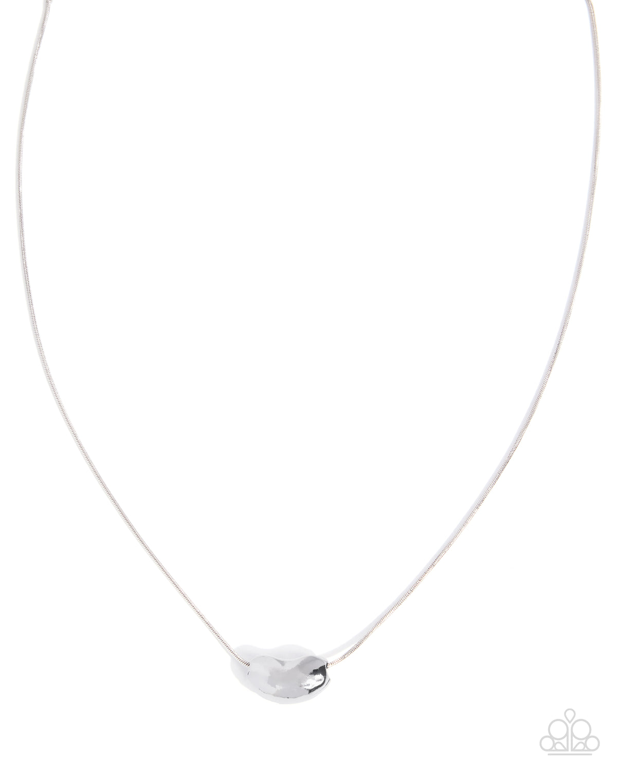 Trendy Talent - silver - Paparazzi necklace