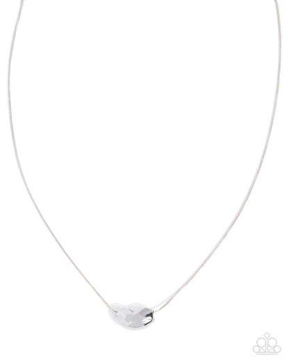 Trendy Talent - silver - Paparazzi necklace