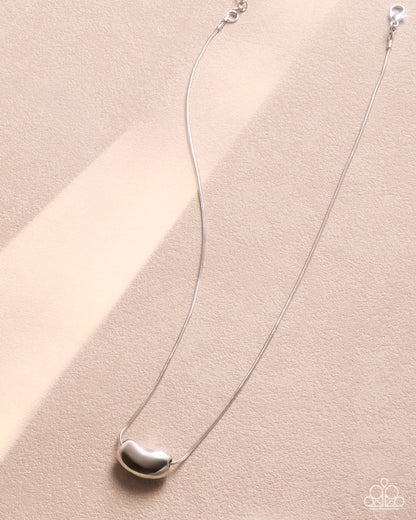 Trendy Talent - silver - Paparazzi necklace