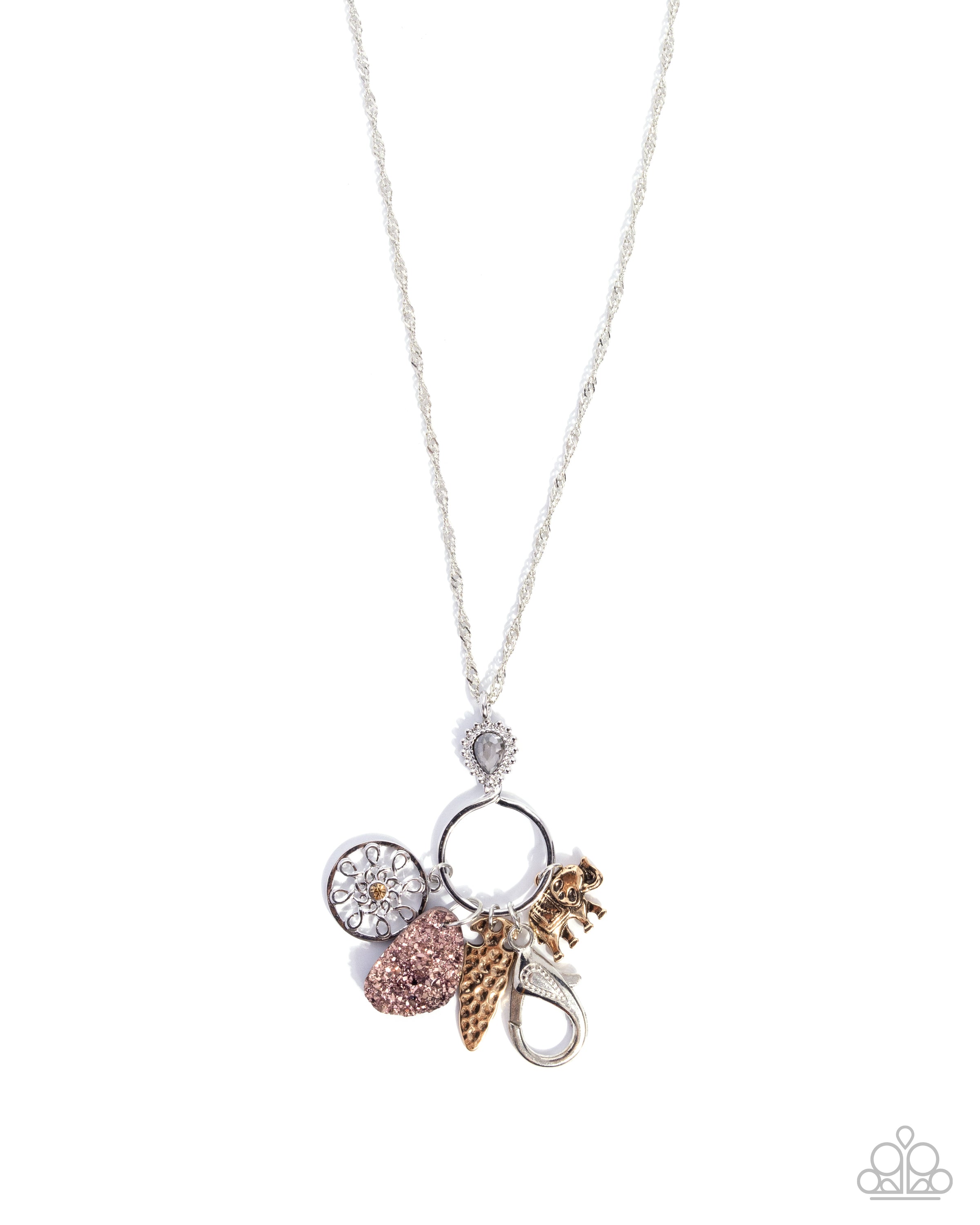 Trendy Talk - multi - Paparazzi LANYARD necklace – JewelryBlingThing