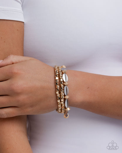 Trendy Team - gold - Paparazzi bracelet