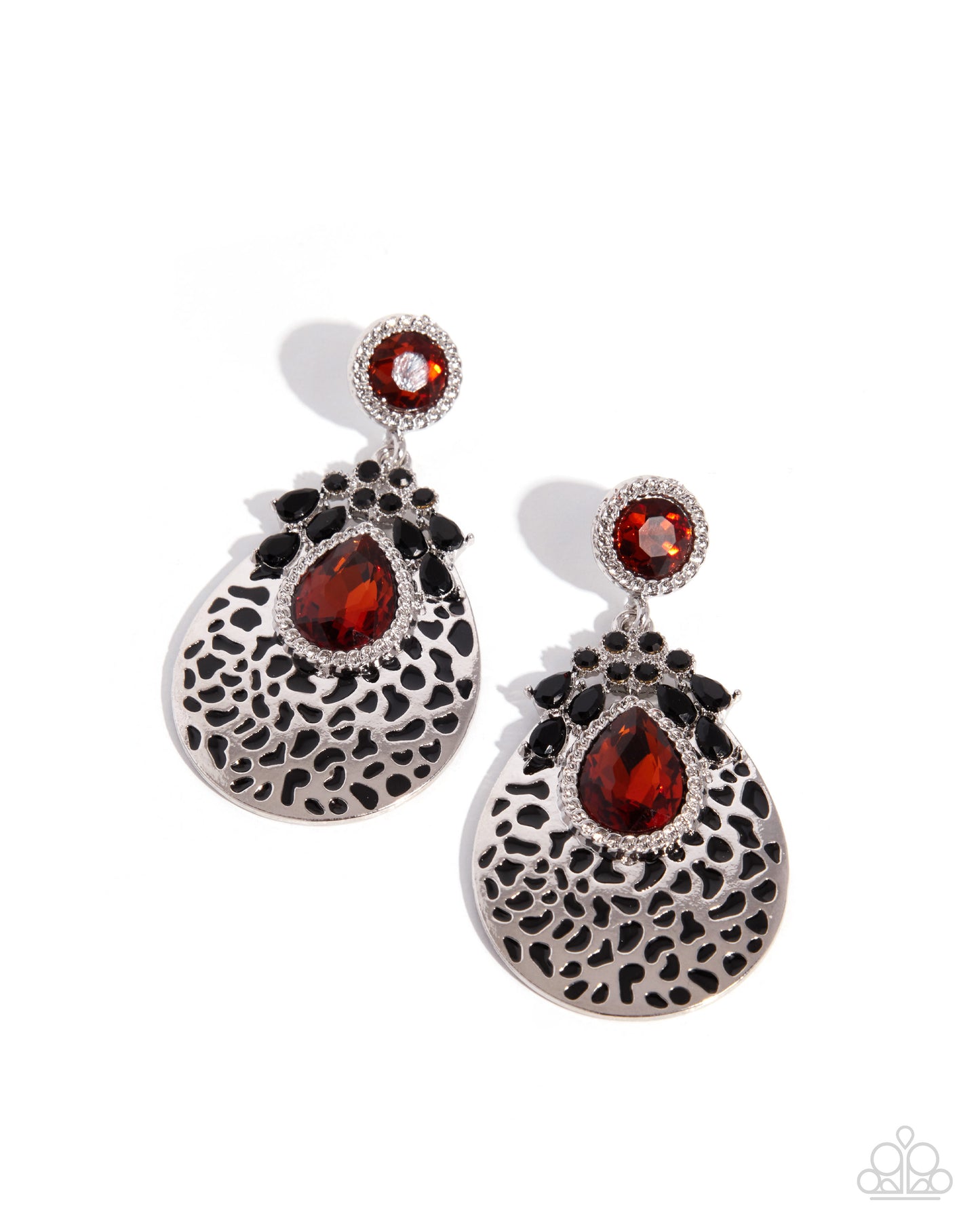 Trendy Touch - brown - Paparazzi earrings