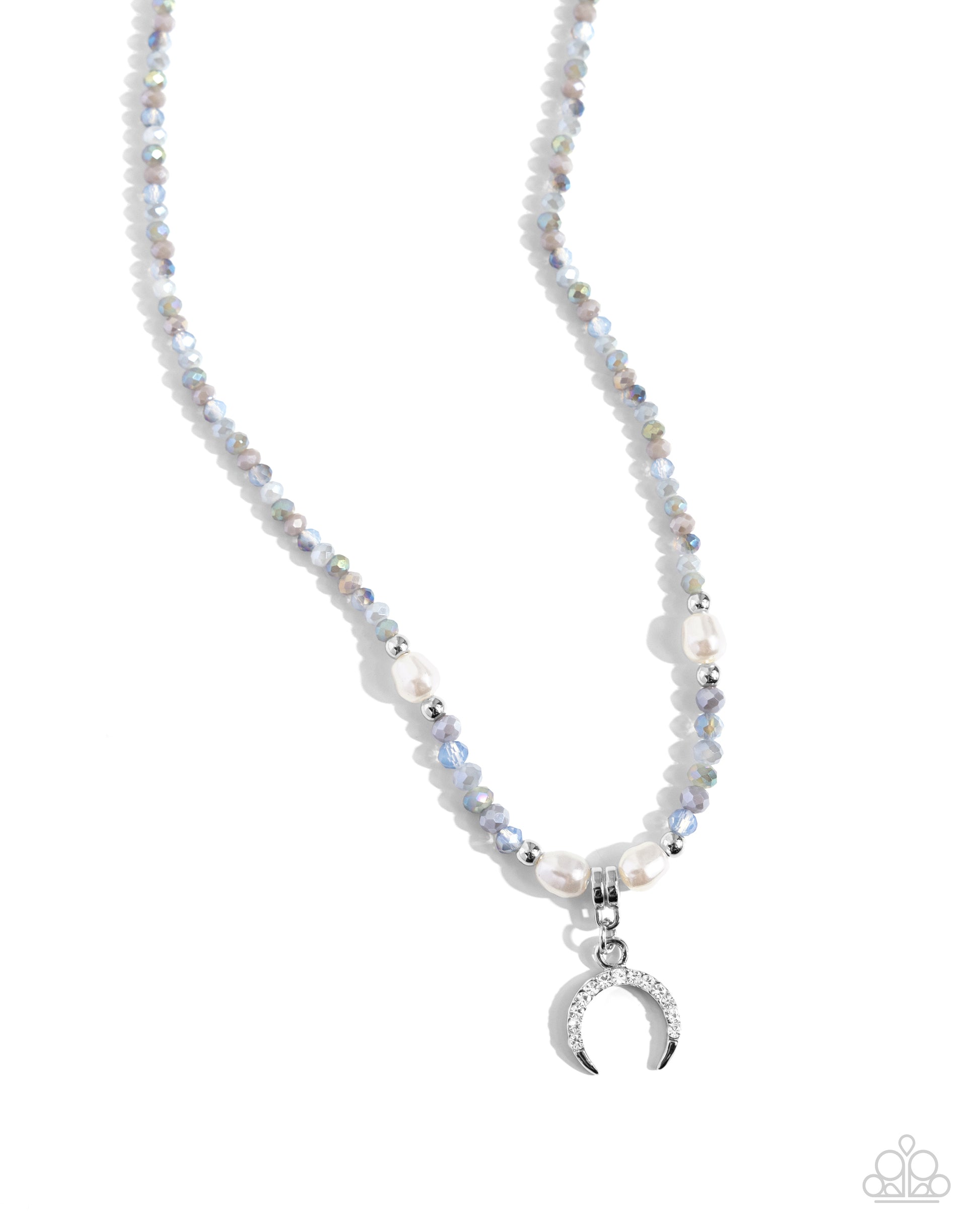 Trendy Trenchant - silver - Paparazzi necklace