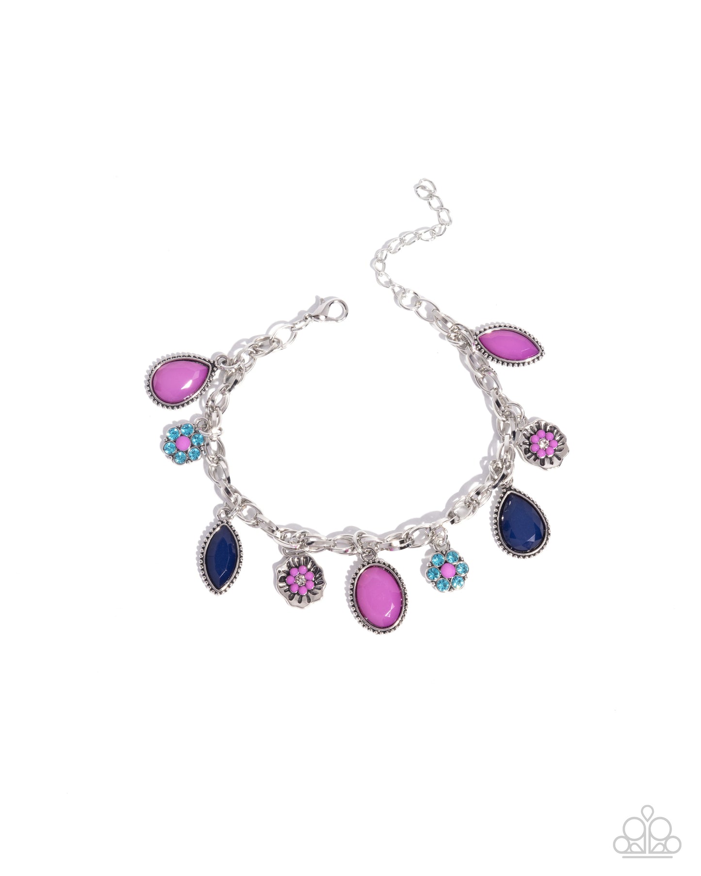 Trim Teardrops - purple - Paparazzi complete set